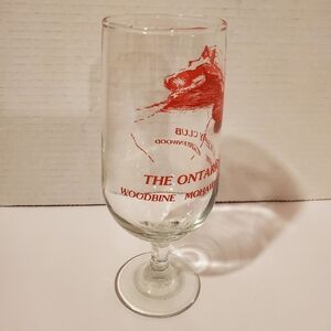 🇨🇦 Vtg. 'The Ontario Jockey Club' Beer Glass
